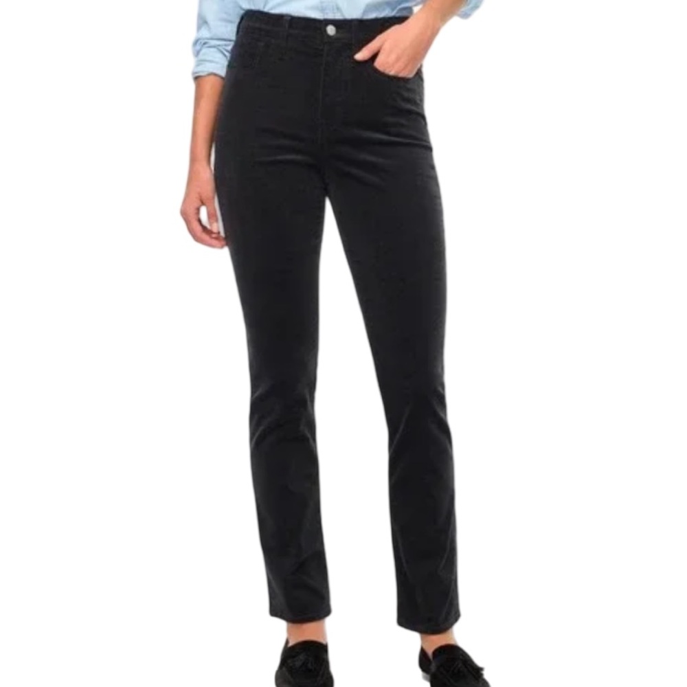 J. Crew Black Essentials Full-Length Corduroy Pant